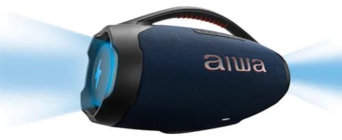 Caixa de Som AIWA Boombox Plus 200W Bluetooth IP66 30h RGB