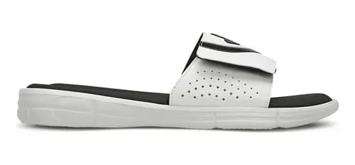 Chinelo Under Armour Ignite VI SL Unissex Branco e Preto Under Armour