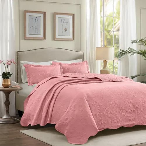 Kit Cobre Leito Colcha Queen Dupla Face