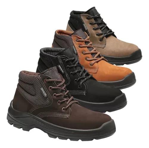Bota de Segurança Bracol Nobuck com CA