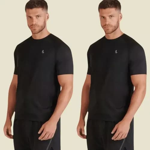Kit 2 Camisetas Dry Fit Masculinas Lupo Básica para Academia