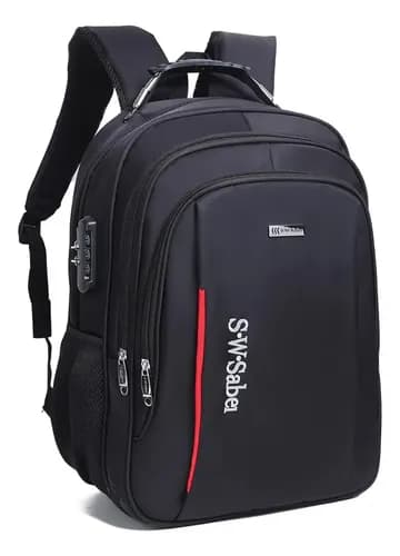 Mochila de Nylon Impermeável para Notebook