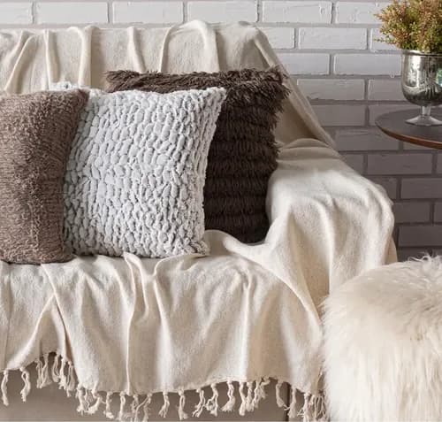 Manta Para Sofá Decorativa 2,20 x 1,50 Chic - Envio Imediato