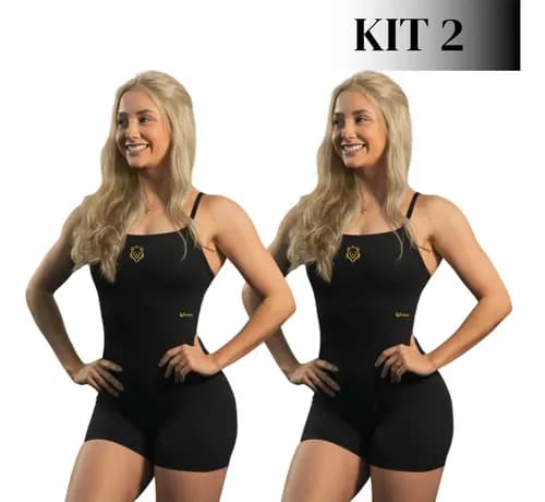 Kit 2 Macaquinhos Fitness Virginia Zero Transparencia com Cupom (a partir de R$ 71,92)