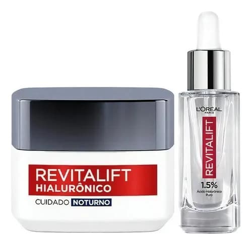 Kit L'Oréal Paris Revitalift Sérum Facial + Creme Anti-Idade