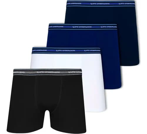 Kit 4 Cuecas Boxer Lupo de Algodao Original por R$59 no Mercado Livre
