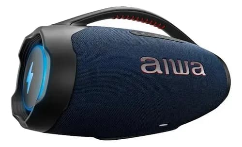 Caixa de Som Boombox Plus AIWA BBS-01-LBL 200W Bluetooth IP66 USB RGB