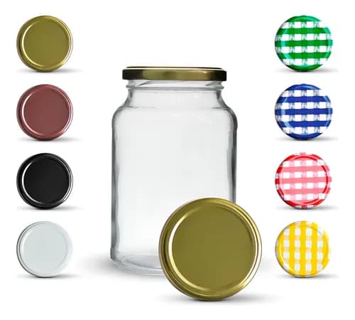 Jogo de Potes de Vidro Nadir Figueiredo 600ml Hermético