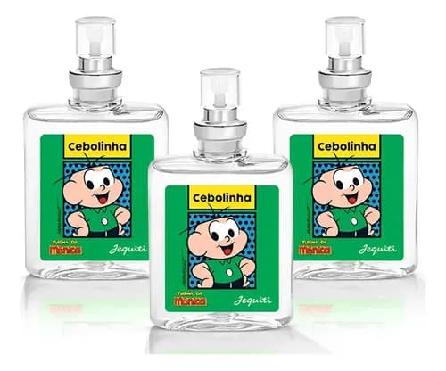 Kit 3 Perfumes Colônia Cebolinha Turma da Mônica Jequiti 25ml