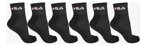 Kit 6 Pares de Meias Cano Médio Algodão Esporte Fila