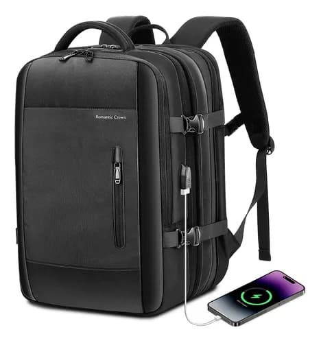 Mochila Viagem Executiva Grande para Notebook - Masculina e Feminina