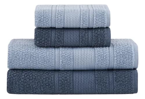 Jogo de Toalhas Buddemeyer Bella Extra Soft 4 Peças Azul