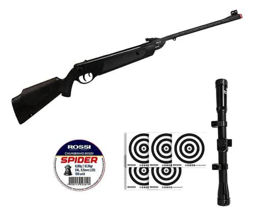 Carabina de Pressão Rossi Dione Sport 5.5 + Luneta