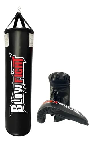 Saco de Pancada 90 cm Profissional + Luva Bate Saco por R$ 69,56