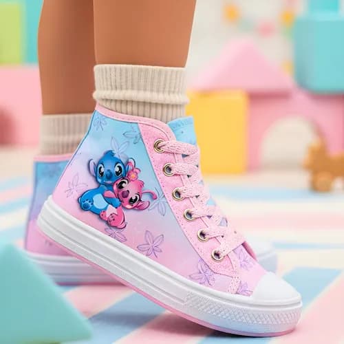 Tênis Infantil Botinha com Personagem para Escola e Passeio + Cupom (R$ 47,64)