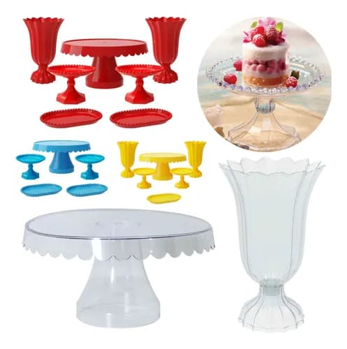 Kit Decoração Festa Boleira e Suporte de Doces