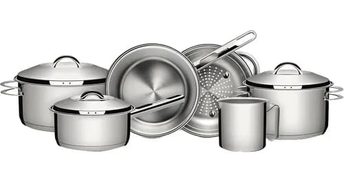 Jogo de Panelas Tramontina Solar Inox 6 Peças Indução