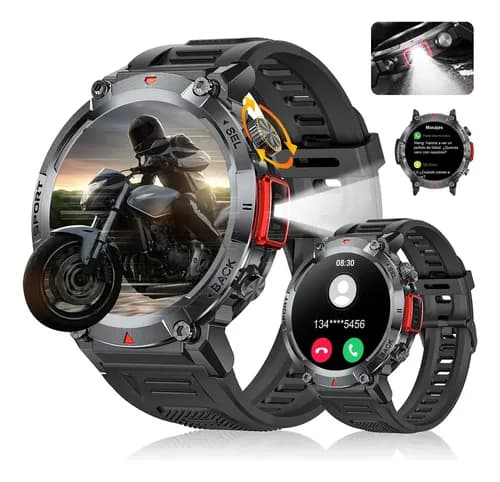 Smartwatch Militar Esporte Masculino com Luz