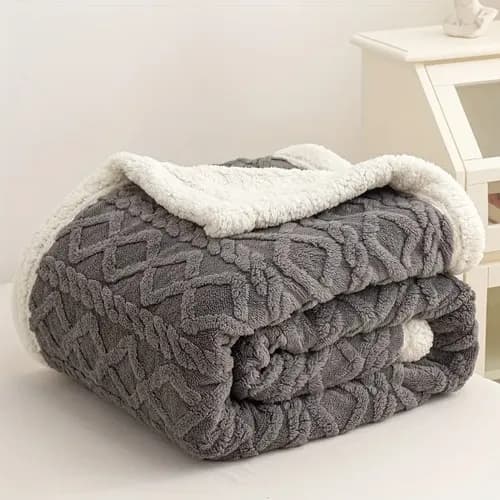 Cobertor Manta Glamour com Sherpa 1,90 x 2,00 m com cupom PARACASA