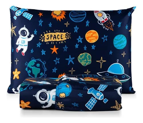 Jogo de Lençol Solteiro 2 Peças 200 Fios Microfibra