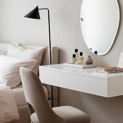 Penteadeira Suspensa com Gaveta e Corrediça Telescópica