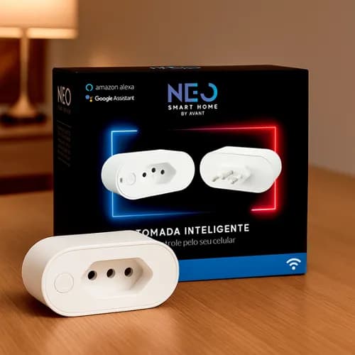 Tomada Inteligente Neo Avant Wi‑Fi 2,4 GHz 20A Bivolt (Alexa/Google) com cupom AVANT25