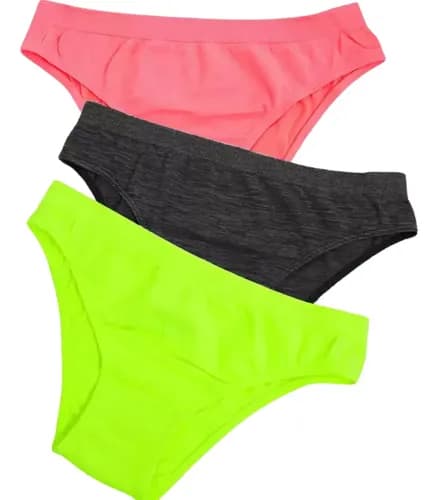 Kit 3 Calcinhas Tanga Cós Sem Costura Microfibra Trifil