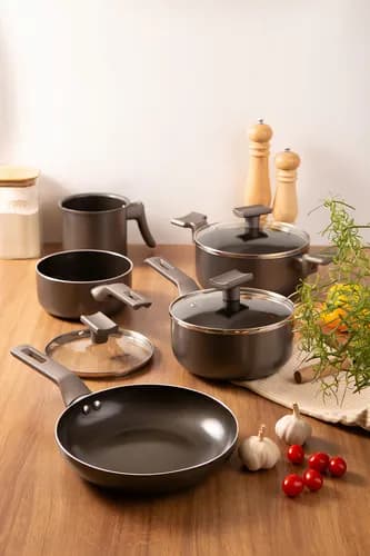 Conjunto de Panelas 5 Peças Cerâmica Sartin Graf Mimo Style