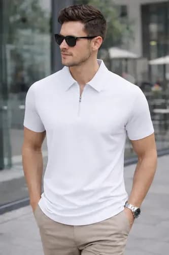 Camisa Polo Masculina Tecido Tech Confortavel Casual por R$ 44,41 com cupom (Mercado Livre)