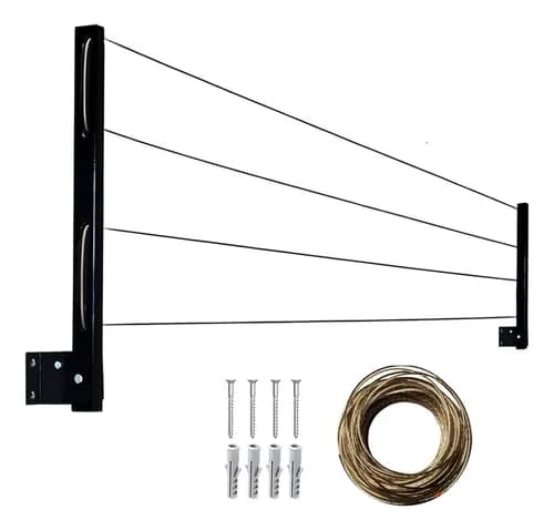 Varal de Parede Dobrável Fortmaq Reforçado 60kg