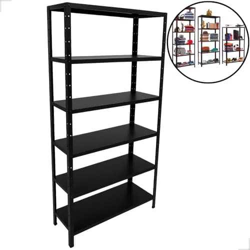 Estante de Aço Multiuso 6 Níveis Cozinha Gourmet