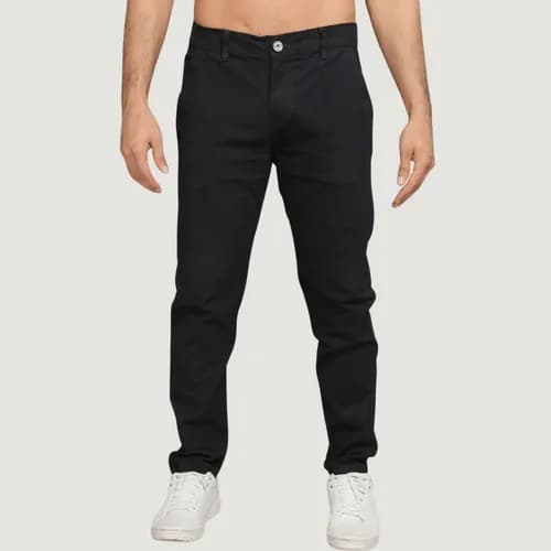 Calça Sarja Masculina Esporte Fino Bolso Faca