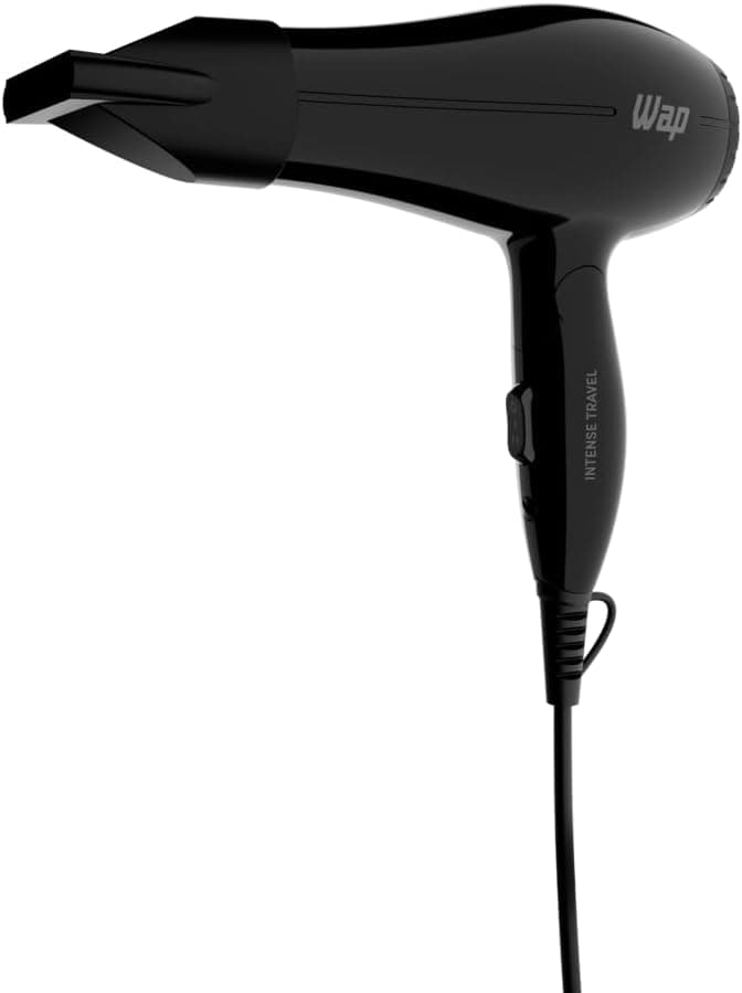 Secador de Cabelo WAP Intense Travel WS1300 Dobravél Bivolt Chaveado 1300W com Concentrador