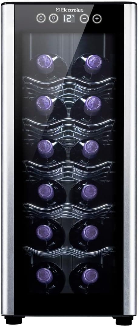Adega Electrolux ACB12 12 Garrafas 1 Porta (Acabamento em Alumínio) por R$ 794 com cupom