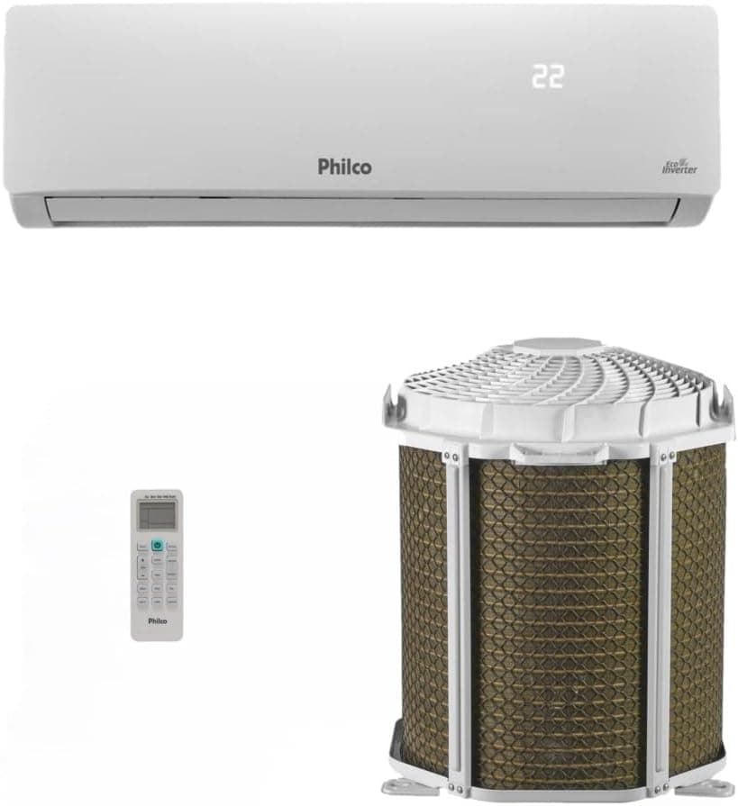 Ar-Condicionado Split Inverter Philco PAC9FC 9.000 BTUs So Frio 220V R-32 por R$ 1.574 + Frete Gratis