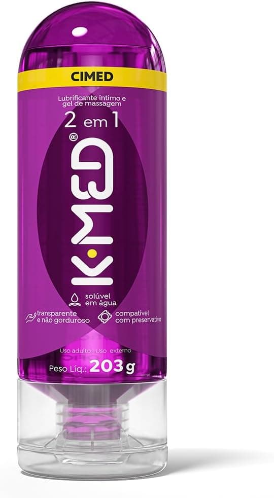 Lubrificante Íntimo K-Med 2 em 1 50g com Frete Grátis