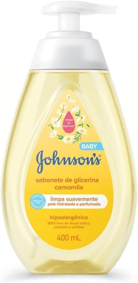 Sabonete Líquido Johnson’s Baby Glicerina Camomila 400mL por R$ 21 (com 20% OFF no checkout)