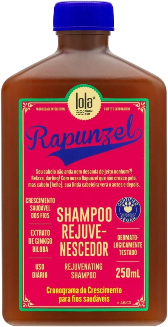 Shampoo Lola Cosmetics Rapunzel Rejuvenescedor 250ml por R$ 16,90 com frete gratis