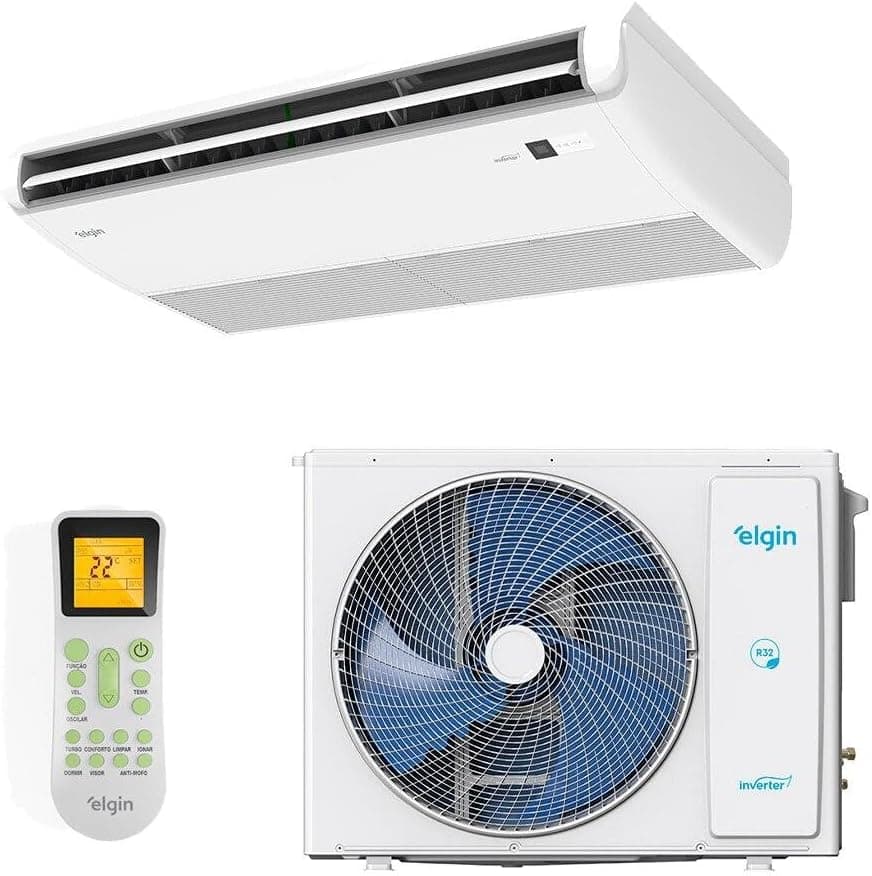 Ar-Condicionado Split Piso Teto Elgin Plus Inverter 24.000 BTUs Só Frio 220V