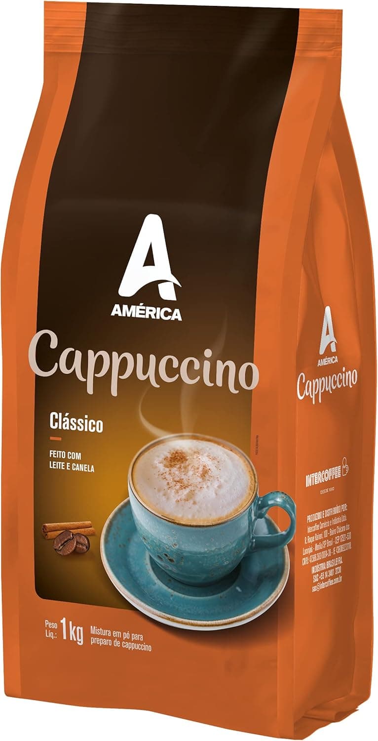 Cappuccino em Pó América Clássico 1kg com Frete Grátis por R$ 35,91